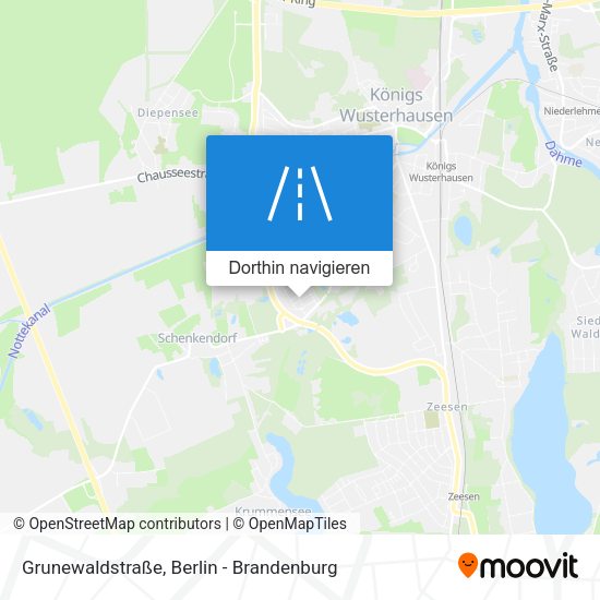 Grunewaldstraße Karte