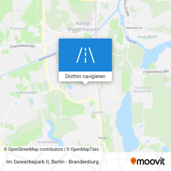 Im Gewerbepark II Karte