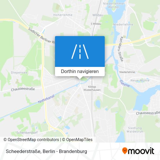 Scheederstraße Karte