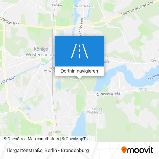 Tiergartenstraße Karte