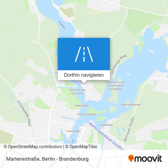 Marlenestraße Karte