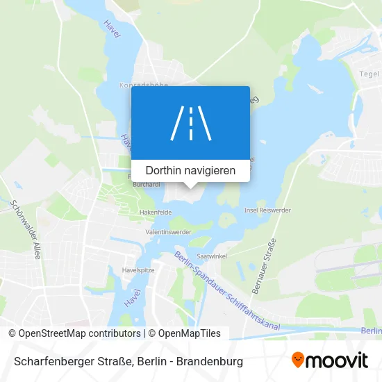Scharfenberger Straße Karte