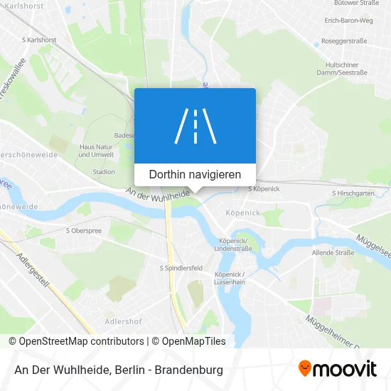 An Der Wuhlheide Karte