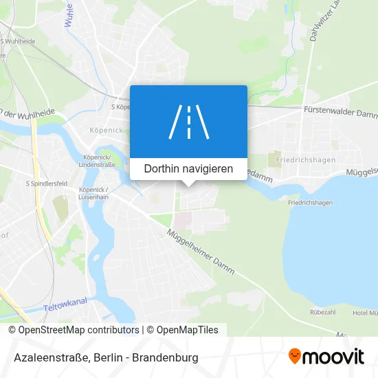 Azaleenstraße Karte