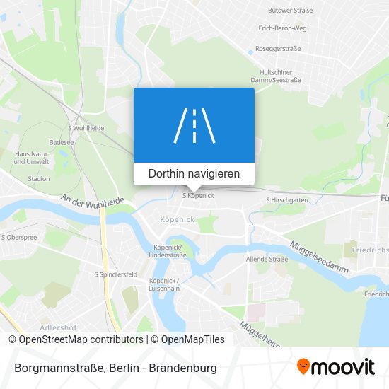 Borgmannstraße Karte