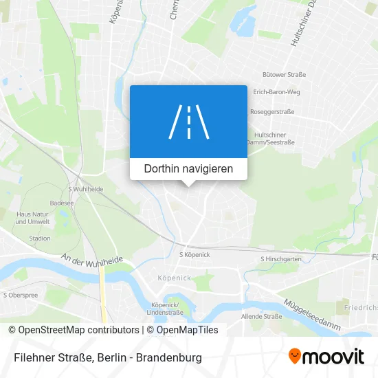 Filehner Straße Karte