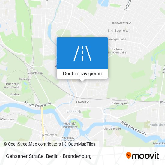 Gehsener Straße Karte