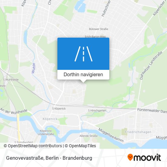 Genovevastraße Karte