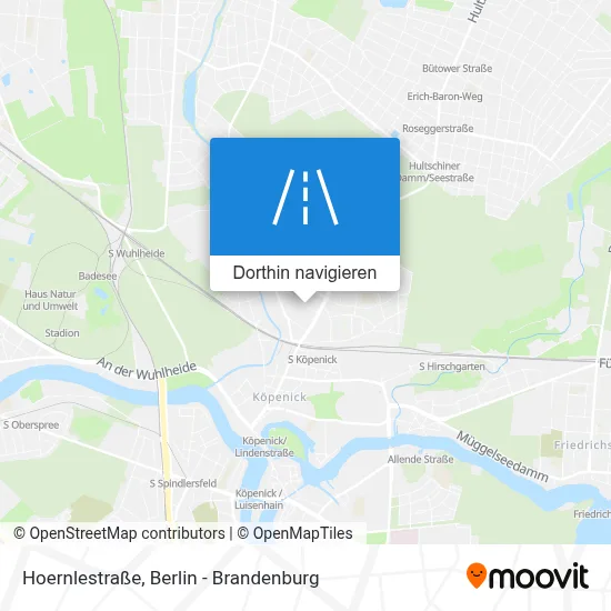 Hoernlestraße Karte