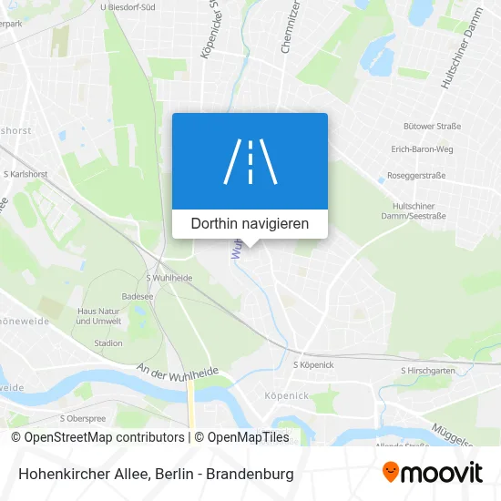 Hohenkircher Allee Karte