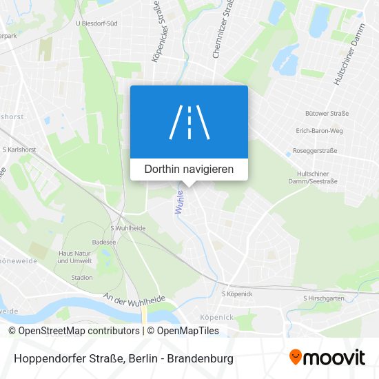 Hoppendorfer Straße Karte