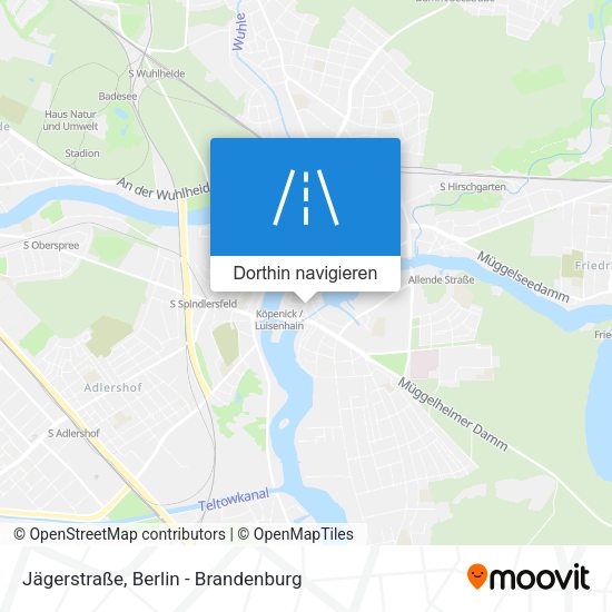 Jägerstraße Karte
