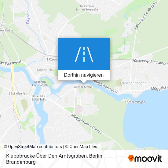 Klappbrücke Über Den Amtsgraben Karte