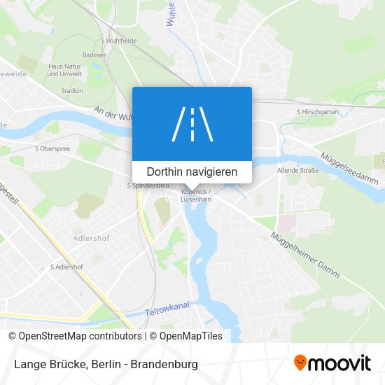 Lange Brücke Karte
