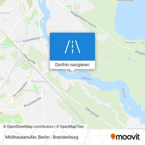 Möllhausenufer Karte