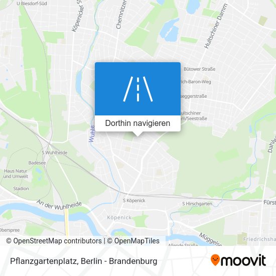Pflanzgartenplatz Karte