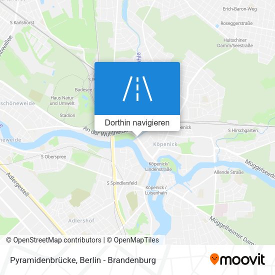 Pyramidenbrücke Karte