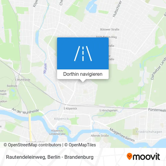 Rautendeleinweg Karte