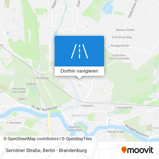 Semliner Straße Karte