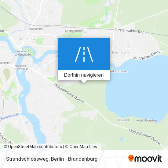 Strandschlossweg Karte