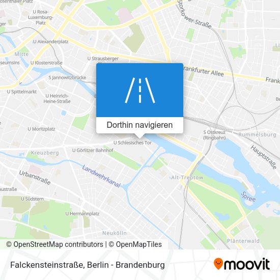 Falckensteinstraße Karte
