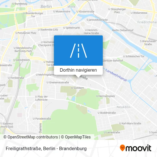 Freiligrathstraße Karte
