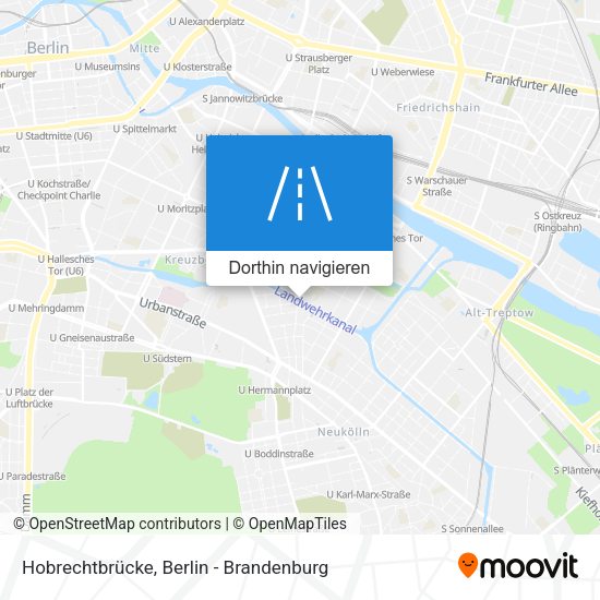 Hobrechtbrücke Karte