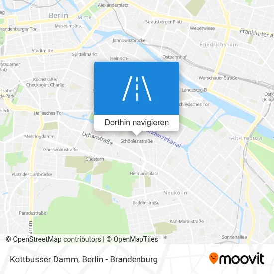 Kottbusser Damm Karte
