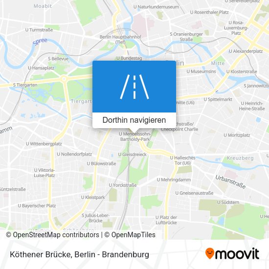Köthener Brücke Karte
