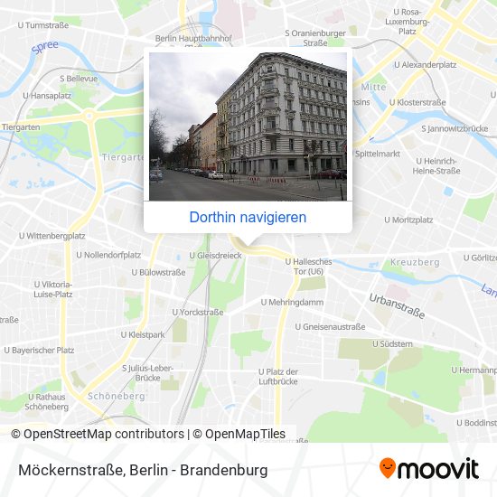 Möckernstraße Karte
