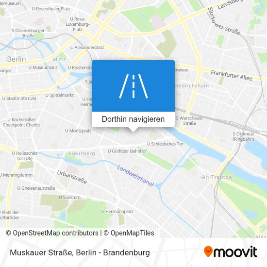 Muskauer Straße Karte