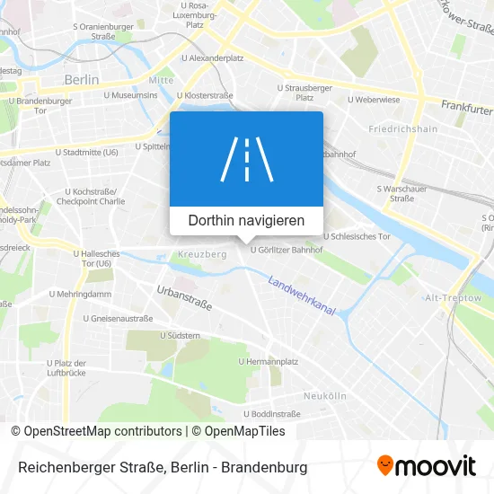 Reichenberger Straße Karte