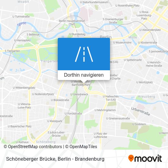 Schöneberger Brücke Karte