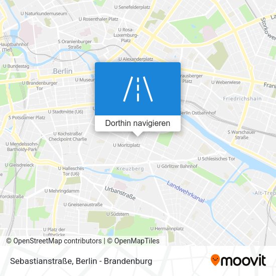 Sebastianstraße Karte