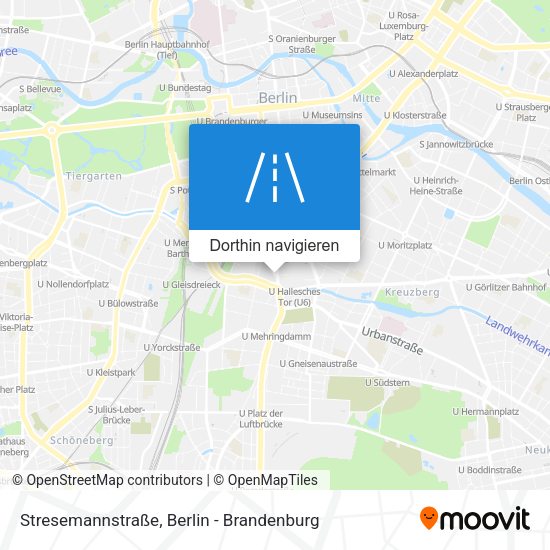 Stresemannstraße Karte