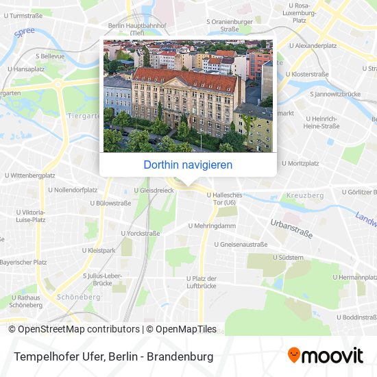 Tempelhofer Ufer Karte