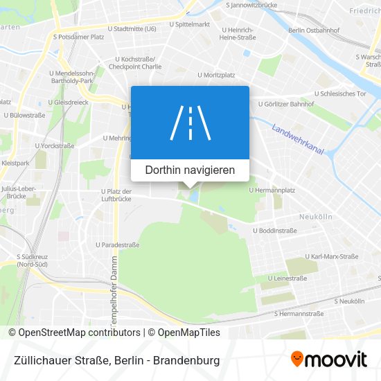 Züllichauer Straße Karte