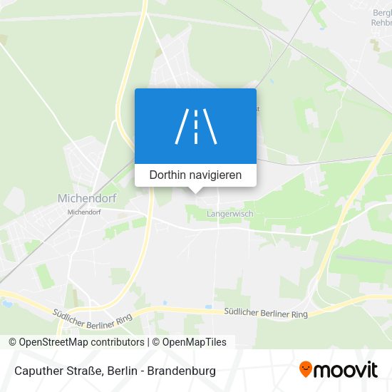Caputher Straße Karte