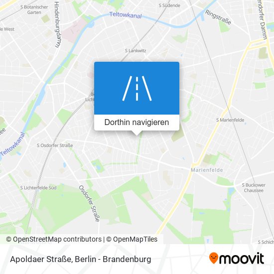 Apoldaer Straße Karte