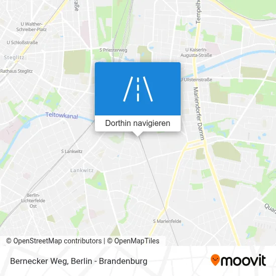 Bernecker Weg Karte