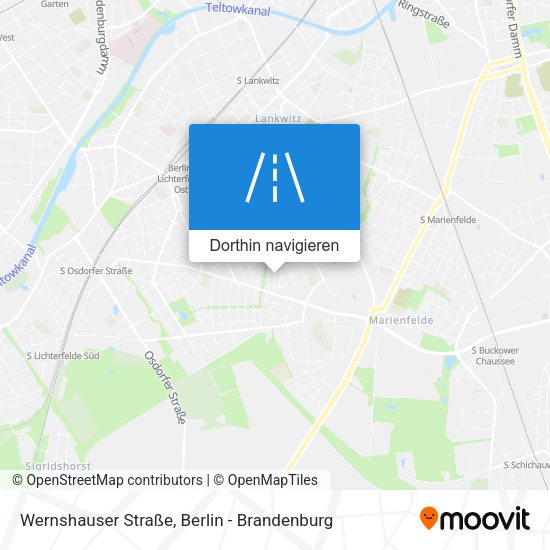 Wernshauser Straße Karte