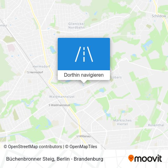 Büchenbronner Steig Karte