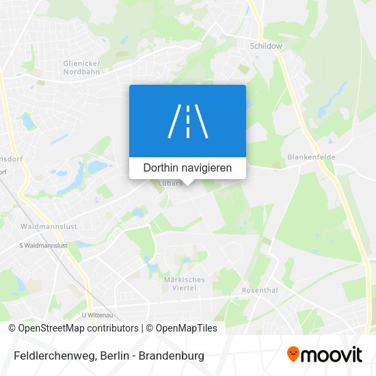 Feldlerchenweg Karte