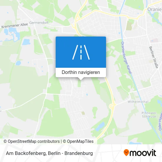 Am Backofenberg Karte