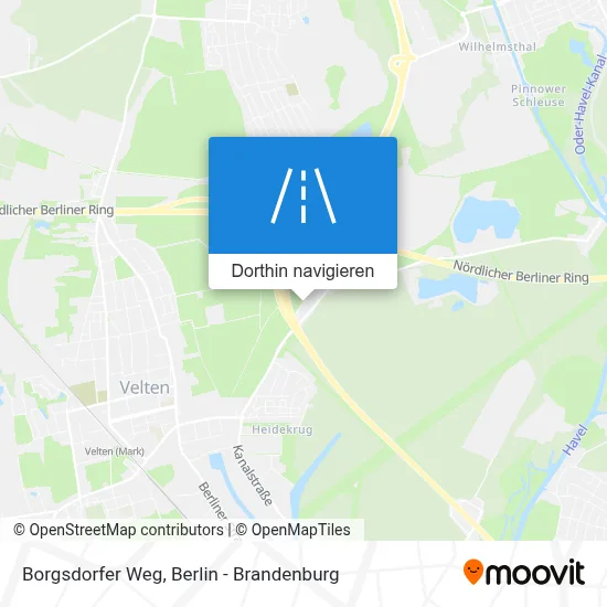 Borgsdorfer Weg Karte