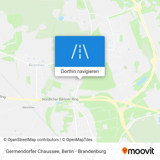 Germendorfer Chaussee Karte