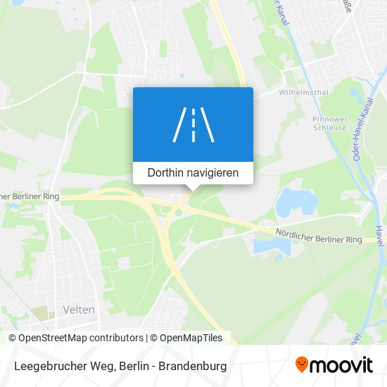 Leegebrucher Weg Karte