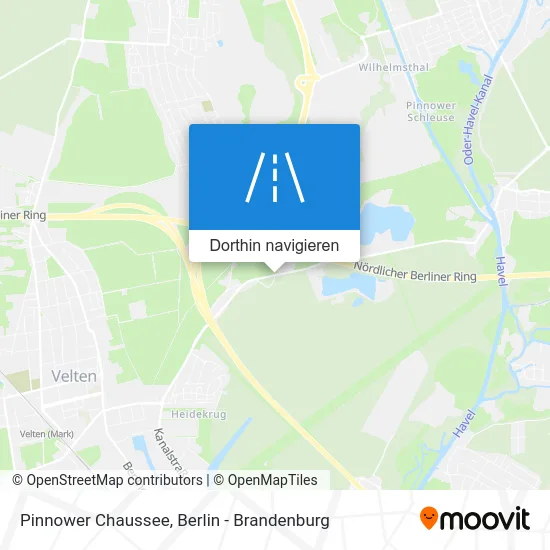 Pinnower Chaussee Karte