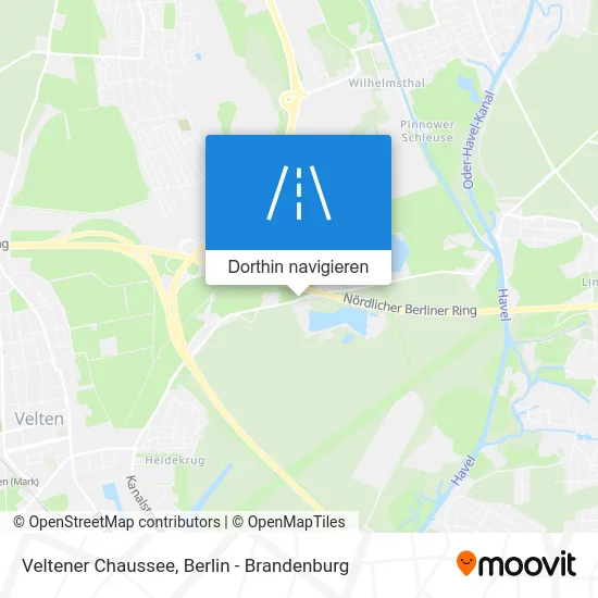 Veltener Chaussee Karte