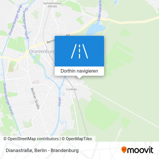 Dianastraße Karte